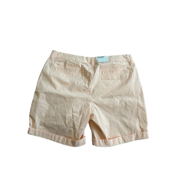 OLD NAVY Women's Peach Cuffed Mid Rise Shorts Size 14 NEW NWT - Picture 4 of 7